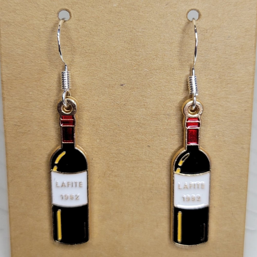 Wine Bottle Earrings